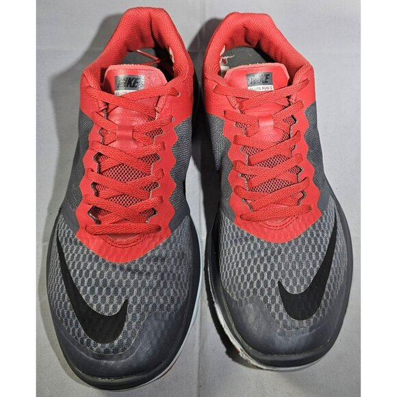 Nike Men's FS Lite Run 3 Grey/Red/White Running Sneaker Size 11 W/ Flaw See Pic - Picture 6 of 14